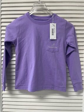 PROPERLY TIED✨sz5✨Kids' Long-Sleeve Pocket Tee - Lavender